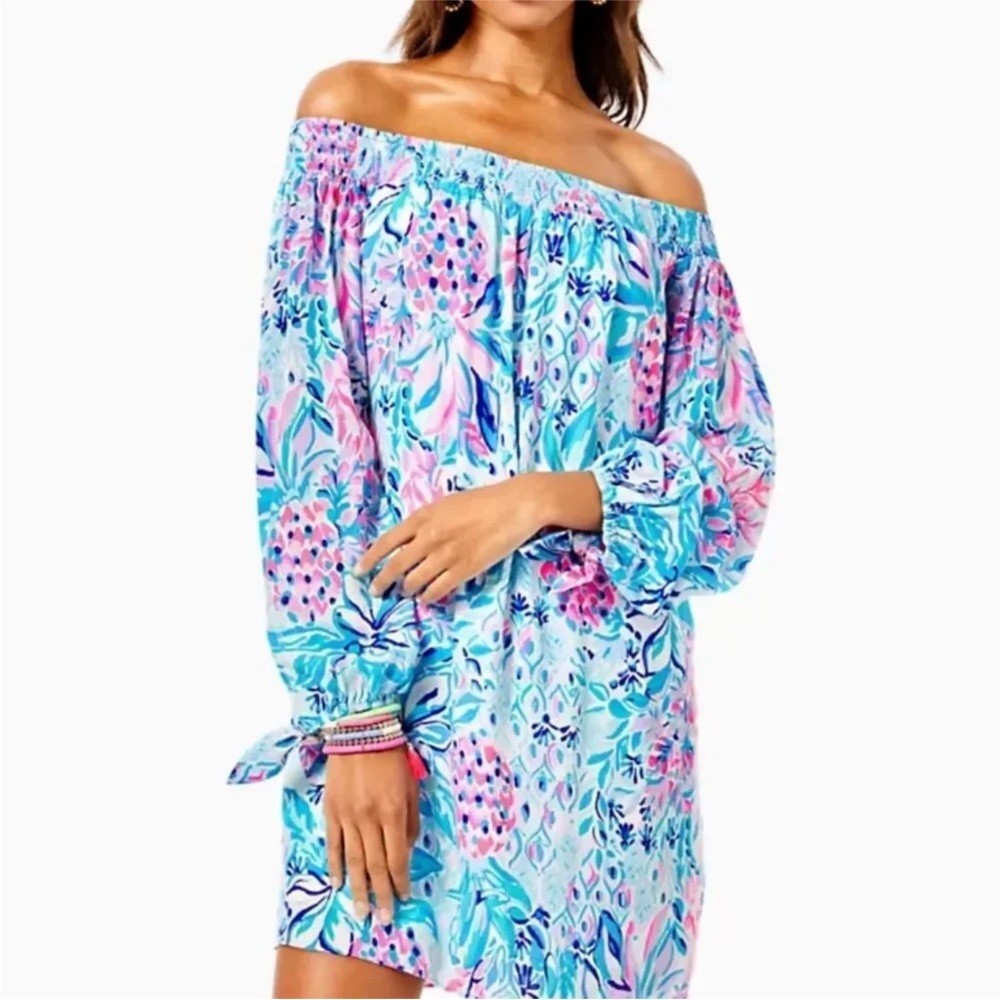 Lilly Pulitzer Maryellen Off-the-Shoulder Dress